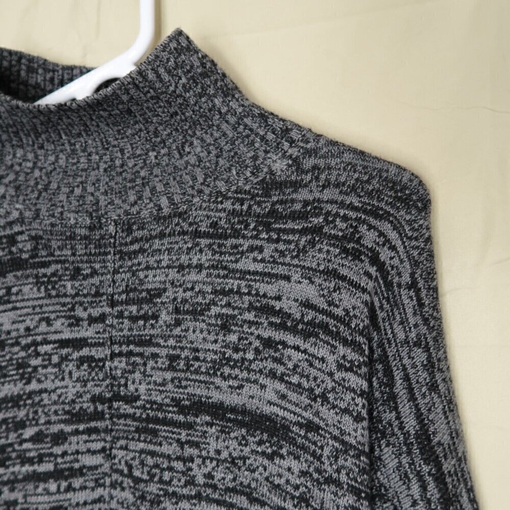 French Connection Turtleneck Sweater Heather Gray Pullover Women's Size Medium - Picture 3 of 16